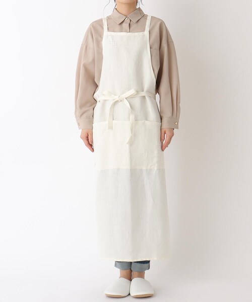 212 KITCHEN STORE エプロン クラシック リネンエプロン WH