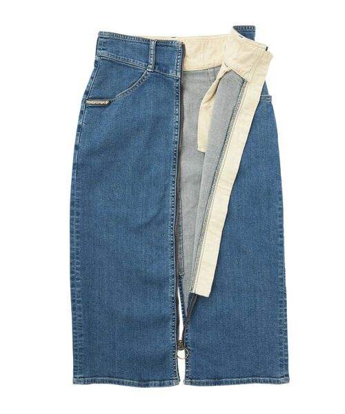 HYSTERIC GLAMOUR デニムスカート フロントZIPタイトデニム