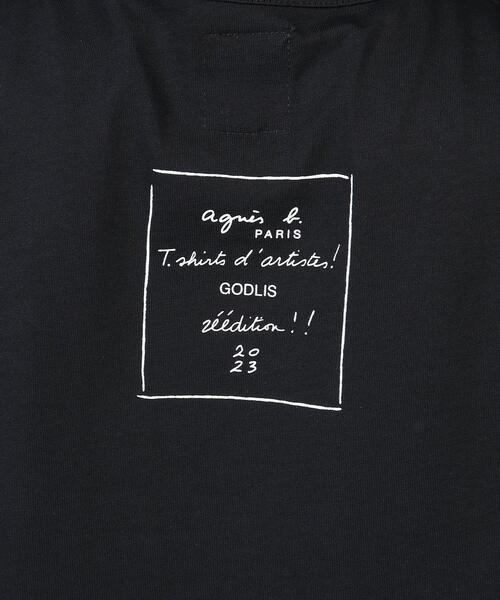 tシャツ コットン プリント 半袖 アーティスト Tシャツ ”Godlis” (ユニセックス) レディース メンズ