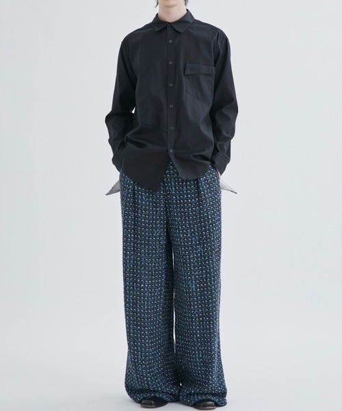 sulvam シャツ ブラウス 「sulvam/サルバム」BODY OVERLAP STAND 