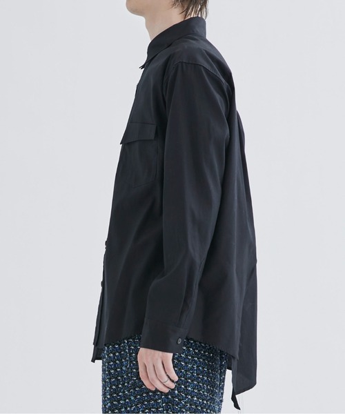 sulvam シャツ ブラウス 「sulvam/サルバム」BODY OVERLAP STAND 