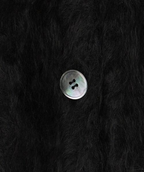 DES PRES（デプレ） カーディガン ピュアカシミヤファー Vネック