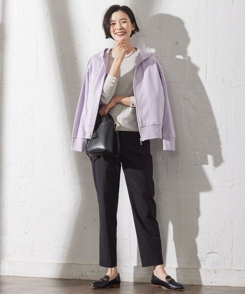 J.PRESS ニット セーター 「洗える」RAYON STRETCH PLAIN クルー