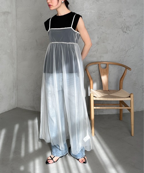 ビアズリー　新品未使用　チュールレイヤーワンピース BEARDSLEY（ビアズリー）の「チュールレイヤーワンピース