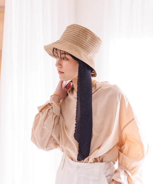 洋服通販 - 新作アイテムを Maison 「La ハット 帽子 vif Rouge de ド メゾン Lyllis/ラ 帽子