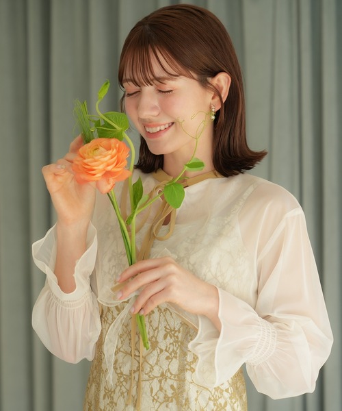 【新品未使用】Astoria odier 線描き刺繍ボレロ×キャミワンピース 線描き刺繍ボレロ×キャミワンピース