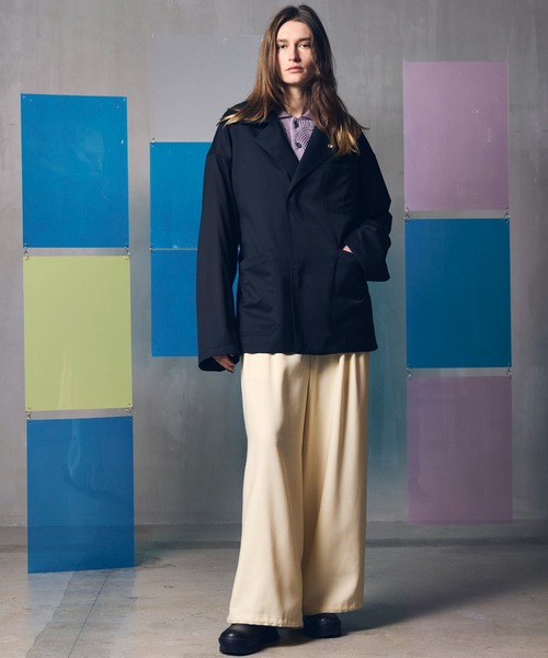 MAISON SPECIAL パンツ 「UNISEX」Buzzam-Tuck Prime-Wide Pants 
