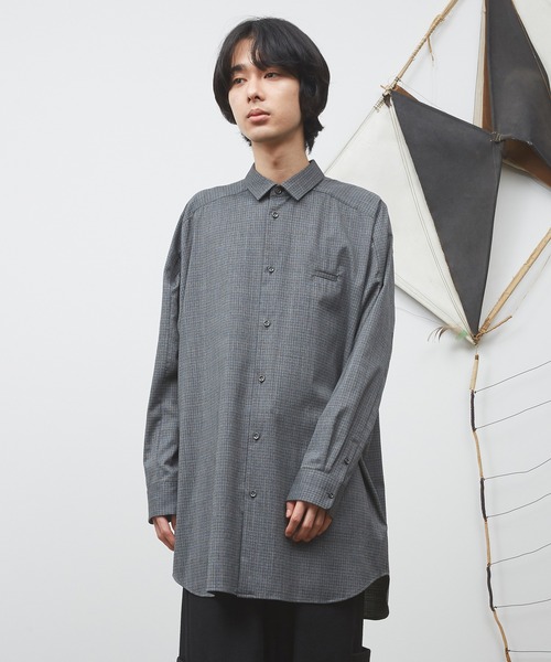 Dulcamara シャツ ヨークスリーブシャツ-C メンズ レディース