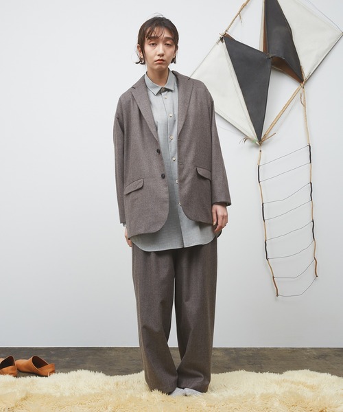 dulcamara ヨークスリーブbigシャツ Dulcamara シャツ ヨークスリーブシャツ-C メンズ レディース