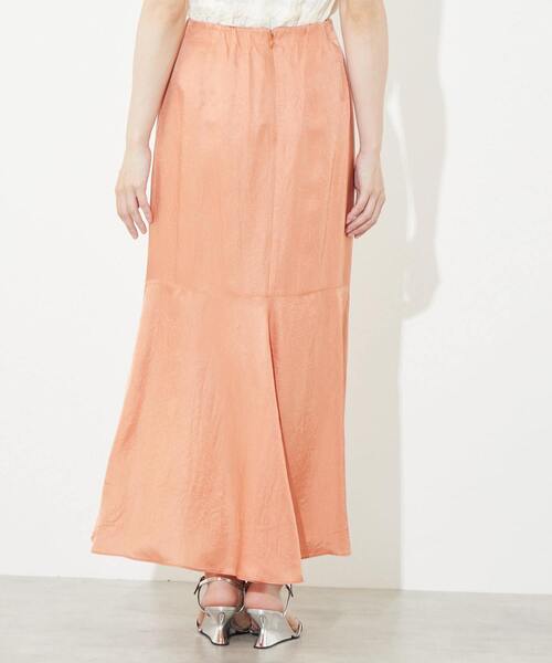 SOFFITTO スカート 微光沢ヴィンテージ加工マーメイドスカート