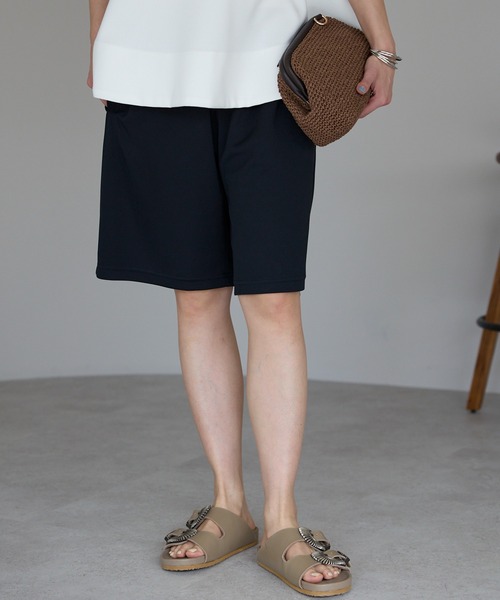 chernyy パンツ chernyy shorts / バック刺繍ロゴショートパンツ