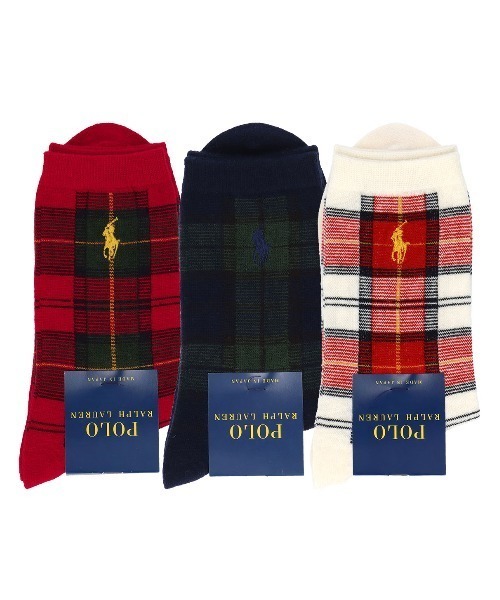 POLO RALPH LAUREN（ポロ・ラルフローレン） 靴下 レディース ラム毛混