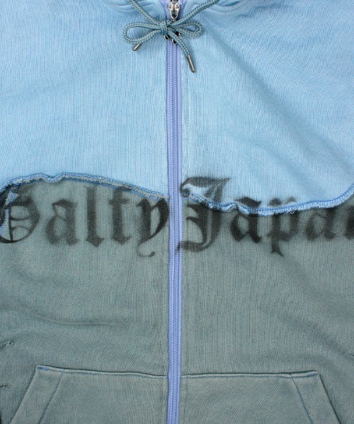 GALFY パーカー A'GEM/9 × .kom 「GALFY/ガルフィー」 ツギハギゾンビ