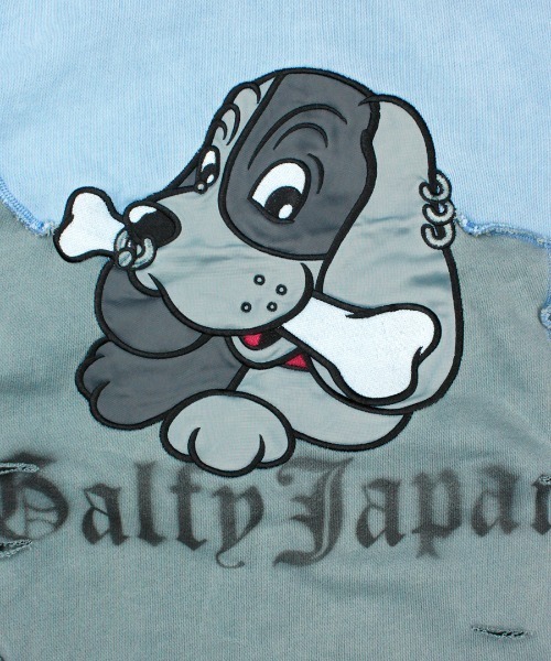 GALFY（ガルフィー） パーカー A'GEM/9 × .kom ツギハギゾンビパーカー