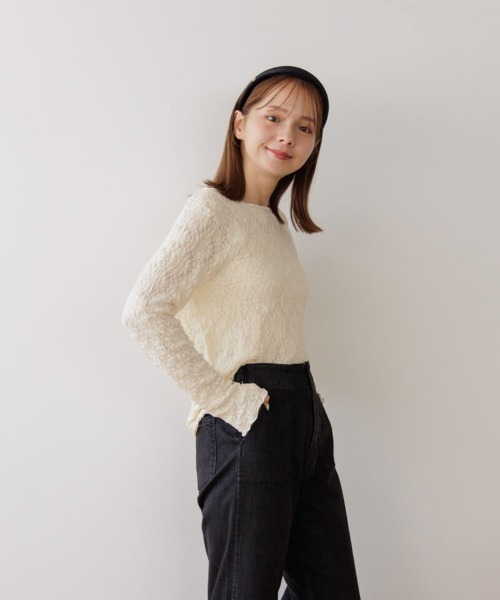 tシャツ シャビーレーストップ4 レディース flower（ファッション） tシャツ シャビーレーストップ4