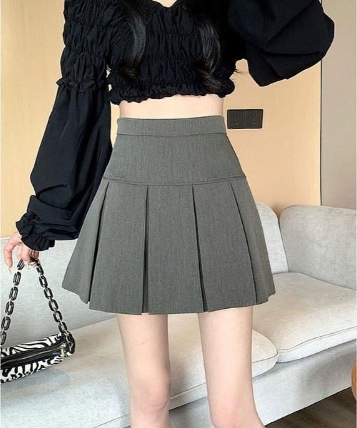 おすすめ☆ CHLOE ツイル ミニスカート プリーツ入り シーバイクロエ SEE BY CHLOE プリーツミニスカート レディース