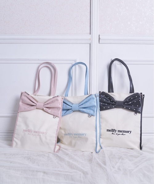 mellfy memory（メルフィーメモリー） トートバッグ Hug the ribbon
