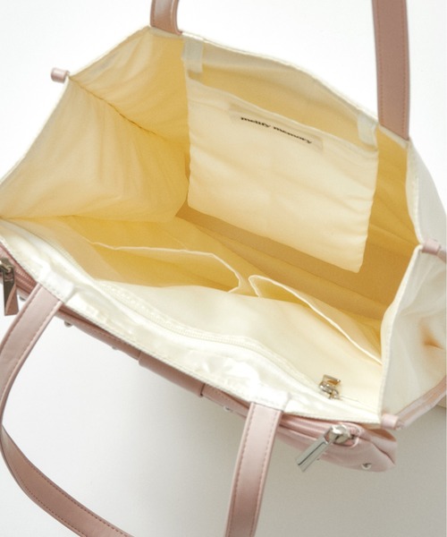 mellfy memory リボントートバッグ Hug the ribbon tote Bag（トートバッグ）｜mellfy memory
