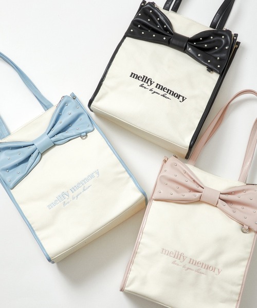 mellfy memory（メルフィーメモリー） トートバッグ Hug the ribbon