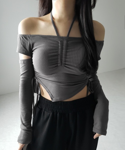 me+em select tシャツ 「 2color 」3ストラップシャーリング