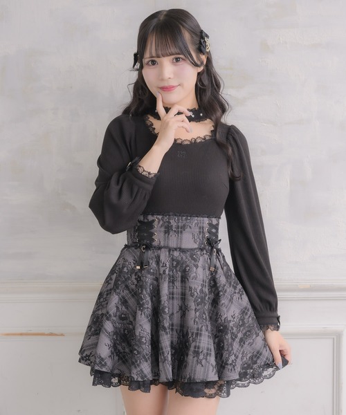 ROJITA（ロジータ） tシャツ ハートバックルチョーカーテレコトップス