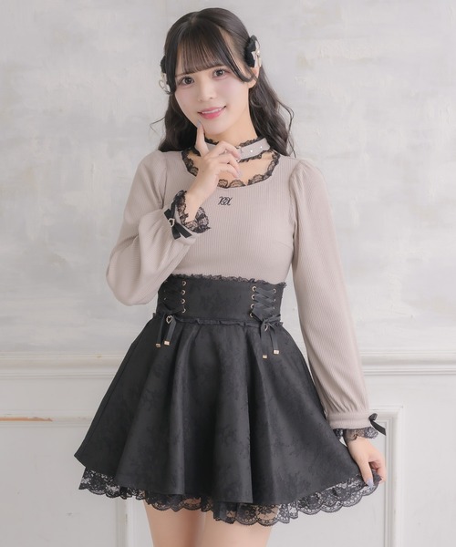ROJITA（ロジータ） tシャツ ハートバックルチョーカーテレコトップス