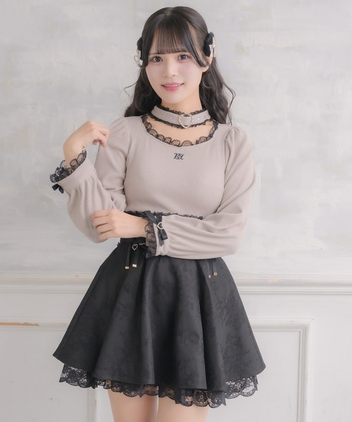 ROJITA（ロジータ） tシャツ ハートバックルチョーカーテレコトップス
