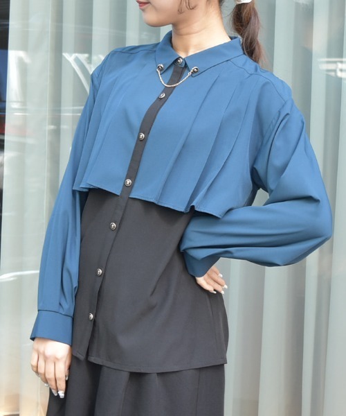 ブラウス シャツ プラケットチャンキーシャツ レディース KOEISTORE シャツ レディース ロングシャツ ブラウス 春 夏 春夏