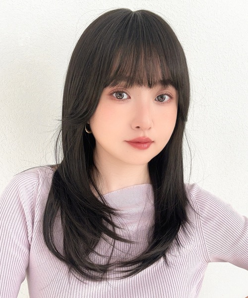 ウィッグ エクステ 「 フェザーロングレイヤー 」 レディース ロング