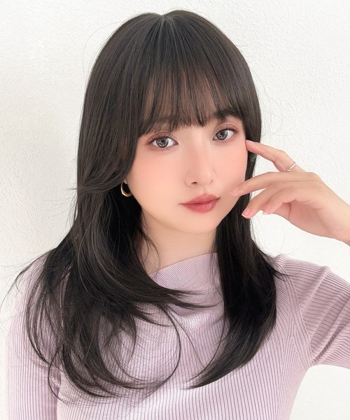 ウィッグ エクステ 「 フェザーロングレイヤー 」 レディース ロング