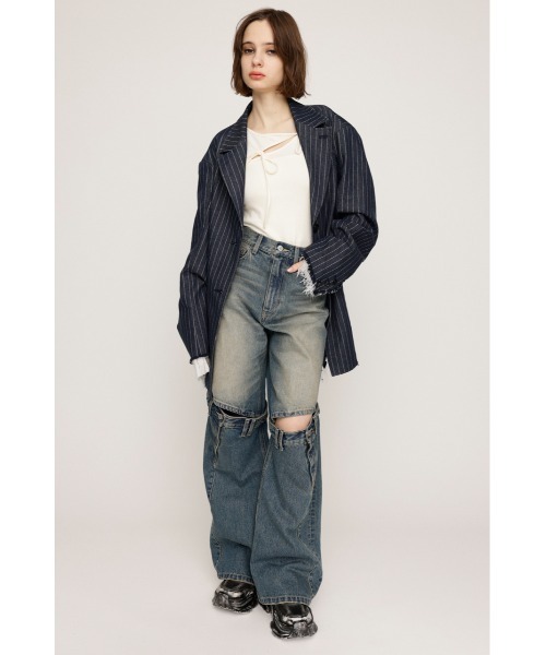 CUT OUT OVER DENIM ジャケット SLY｜CUT OUT OVER DENIM ジャケット | Rakuten Fashion(楽天