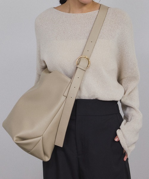 SAAD バック SALON adam et rope' ショルダーバッグ バッグ スプリットレザー