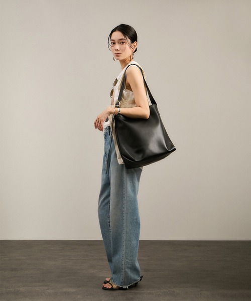 SALON adam et rope' ショルダーバッグ バッグ スプリットレザー