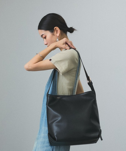 SALON adam et rope' ショルダーバッグ バッグ スプリットレザー