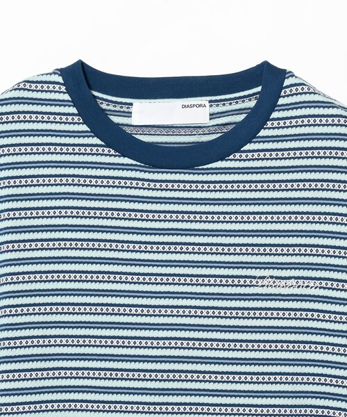Diaspora skateboards tシャツ / Diamante Stripe Top メンズ
