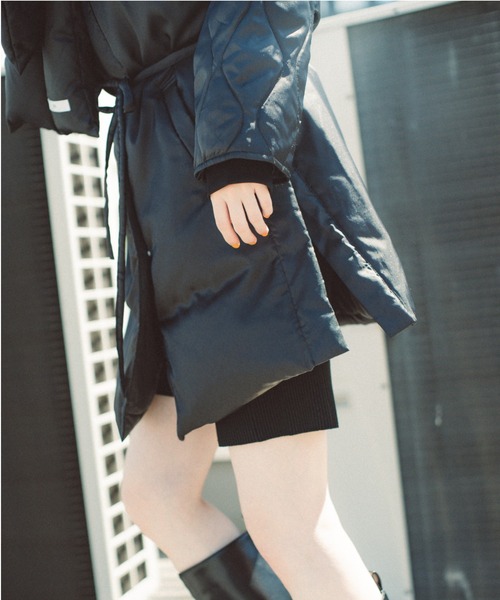 「RIRIYANO」 コート MEDIUM カーキ レディース_画像5