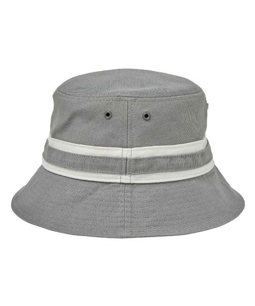 ジ*マ様 BRIEFING グレー バケットハット Munsingwear 帽子 ハット コットンオックス バケットハット