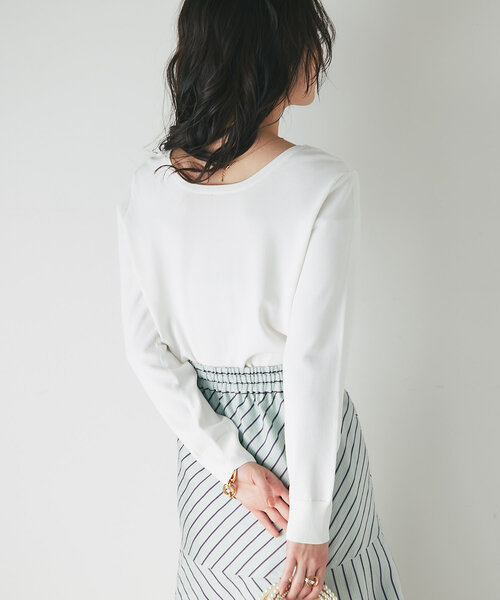 【美品】クールタッチUVパール釦前後2WAYカーディガン ラブティックボンボン La boutique Bonbon（ラブティックボンボン） カーディガン 「着回し力