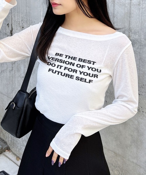 売れ筋商品|||ピンコ Tシャツ レディース トップス NIAMEY - Print T-shirt - white Amazon | [ニーマンバイ] tシャツ プリント 光沢 カットソー 春