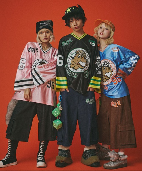 トップス GALFY GALFY tシャツ 「GALFY/ガルフィー」ウェッサイホッケーシャツ
