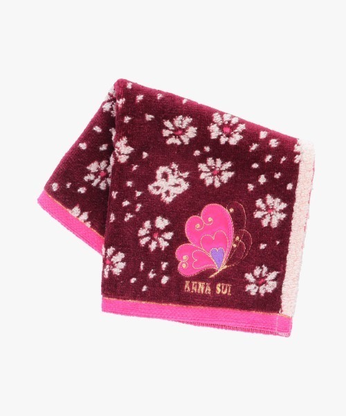 ANNA SUI ハンカチ リトルフラワーズ タオルハンカチ レディース