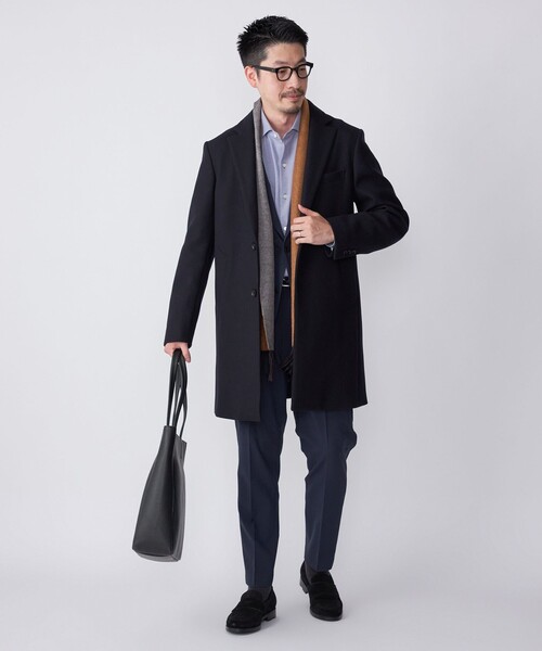 SHIPS（シップス） チェスターコート MEDIUM ベージュ メンズ