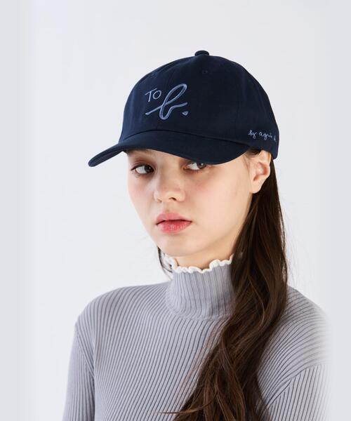 To b. by agnes キャップ 帽子 ロゴキャップ レディース