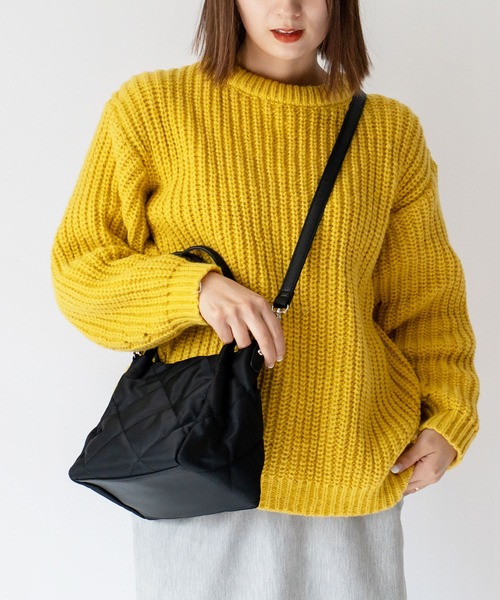 「VitaFelice」 2WAYバッグ FREE チャコール レディース_画像8