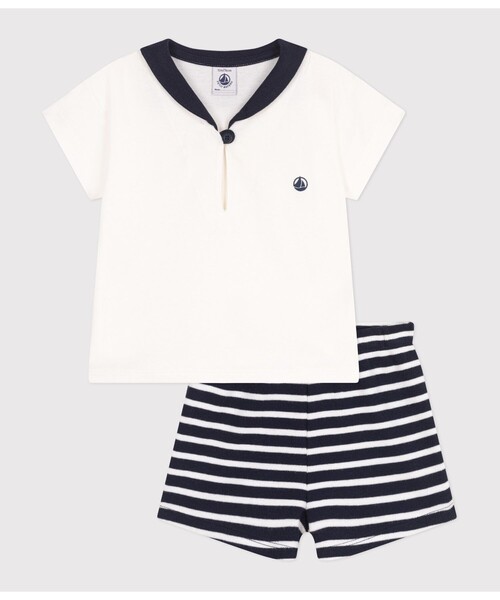 PETIT BATEAU（プチバトー） tシャツ ベビー2点セット キッズ 子供服