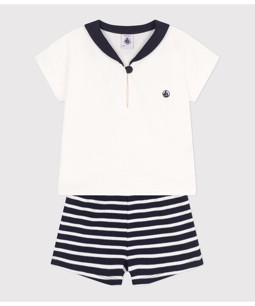 PETIT BATEAU（プチバトー） tシャツ ベビー2点セット キッズ 子供服