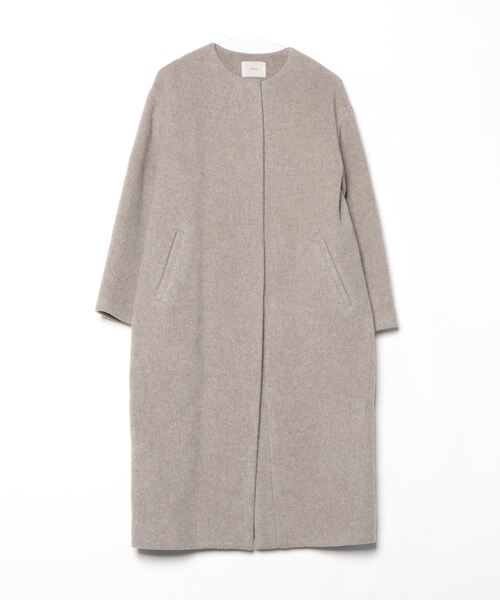 【美品】IENAイエナ/ブラウンノーカラーコート IENA（イエナ） ノーカラーコート 38 ブラウン レディース : ZOZOTOWN