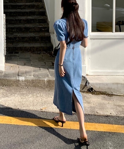 FREE STYLISTS ワンピース YUGA_YGMC デニム マーメイドワンピース