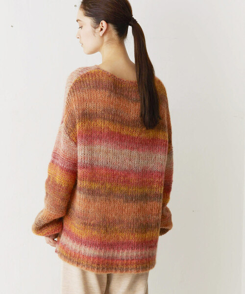 「Marilyn Moon」 長袖ニット MEDIUM グリーン レディース_画像4