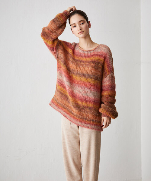 「Marilyn Moon」 長袖ニット MEDIUM グリーン レディース_画像6